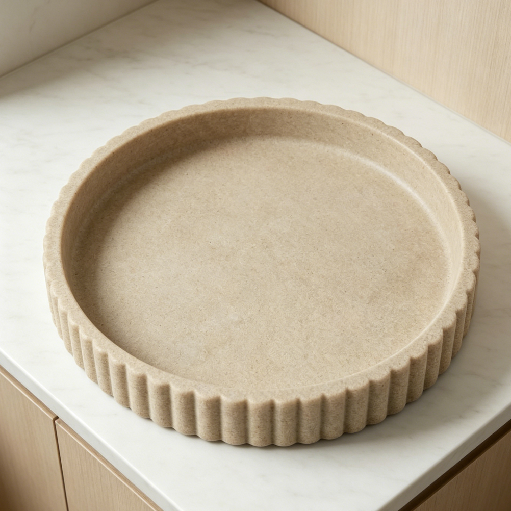 Round Modern Minimalist Decorative Tray